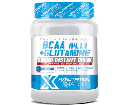 Acelera la recuperación con BCAA's-4.1.1 + Glutamina de hx nature