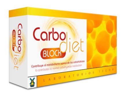 Carbodiet Black para el metabolismo de los carbohidratos Carbodiet Block Tegor