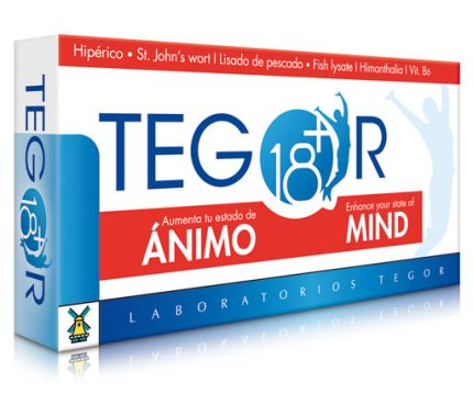 fórmula para combatir el estrés y el decaimiento Tegor18+ tegor
