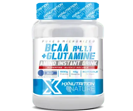 Acelera la recuperación con BCAA's-4.1.1 + Glutamina de hx nature