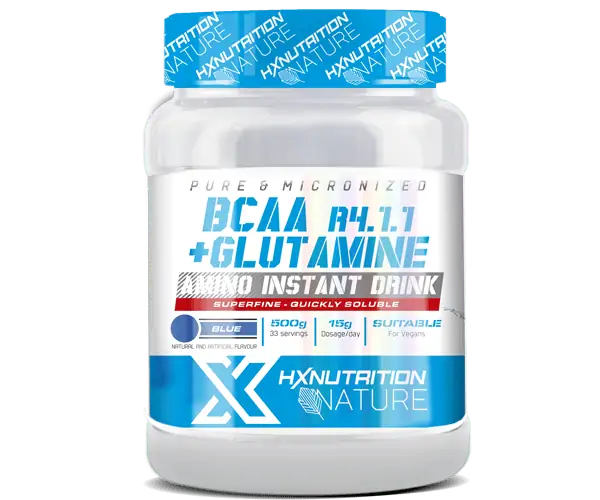 Acelera la recuperación con BCAA's-4.1.1 + Glutamina de hx nature