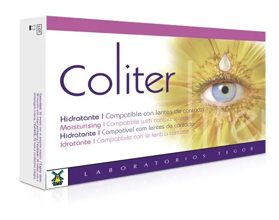 3804Coliter Laboratorios Tegor 1 para el alivio y cuidado ocular Coliter Laboratorios Tegor 1