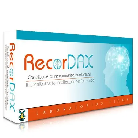 44415Recordax Laboratorios Tegor peq 44415Potenciar tu memoria y enfoque con Recordax Laboratorios Tegor peq